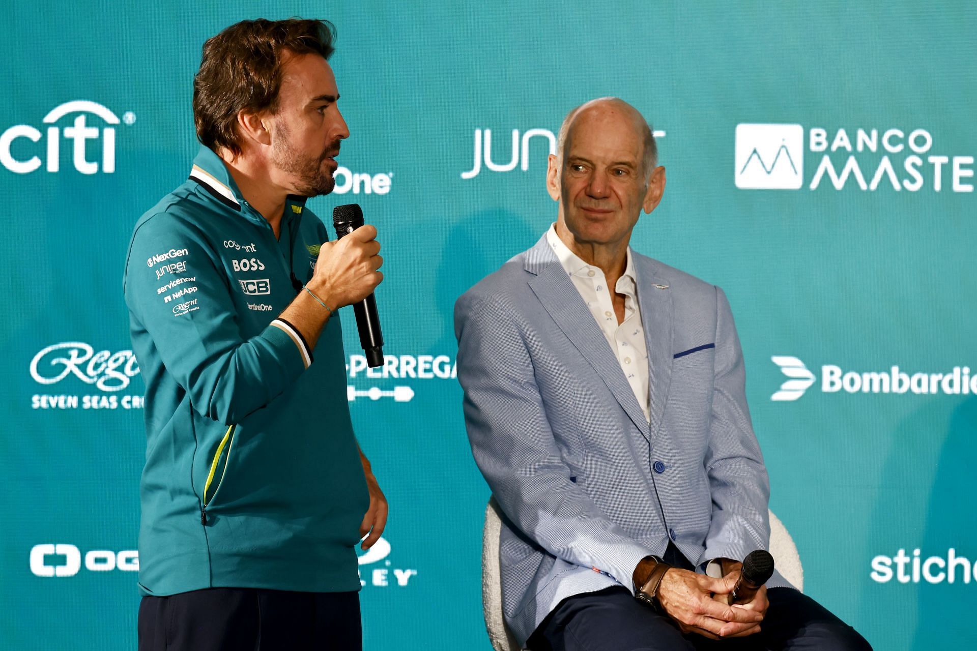 Fernando Alonso and Aston Martin Announce The Arrival Of Adrian Newey - Source: Getty
